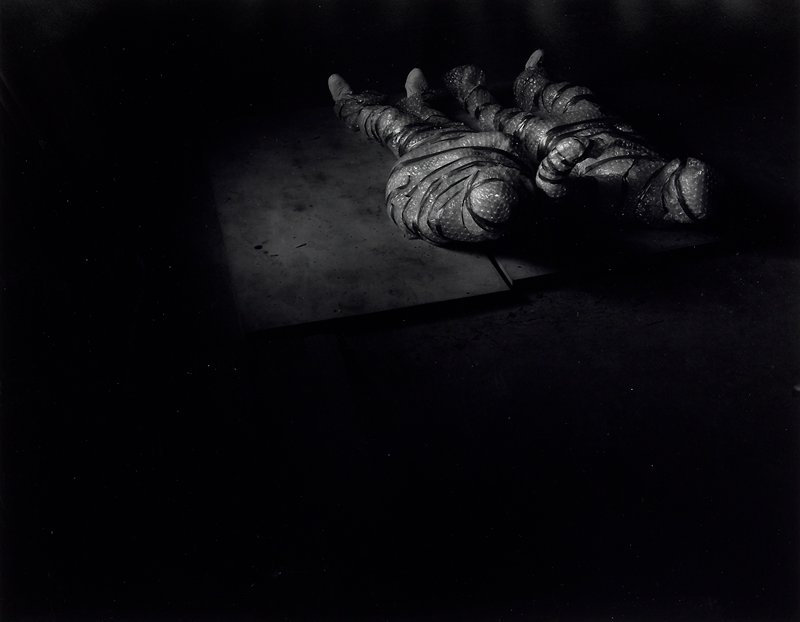 Wrapped Figures, George Segal's Studio, New Jersey, Arnold Newman, 1982