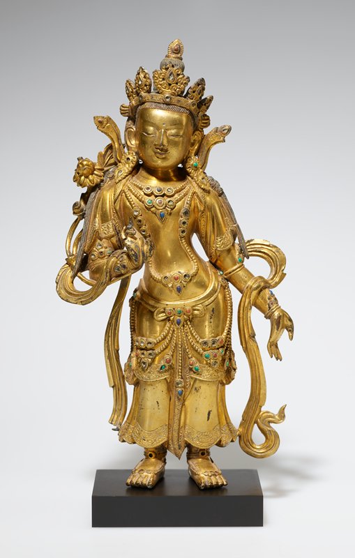 Bodhisattva, one of a pair, 18th century