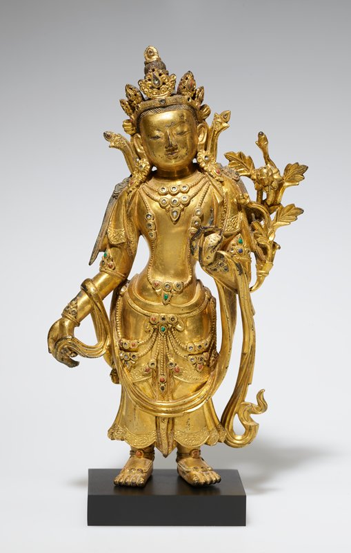 Bodhisattva, one of a pair, 18th century