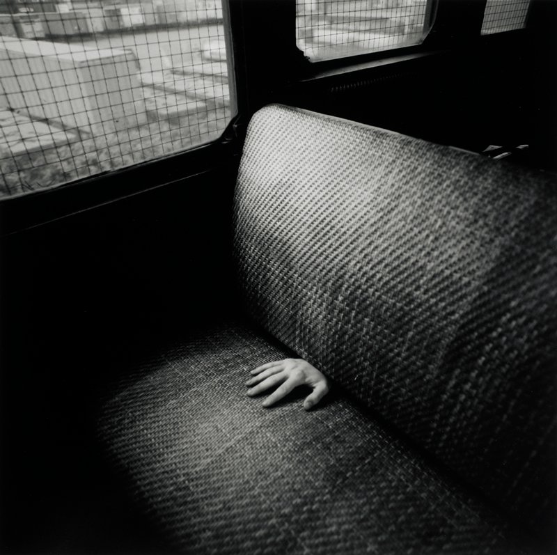 Hand in Train, Staten Island, Arthur Tress, 1971 (printed 1995)