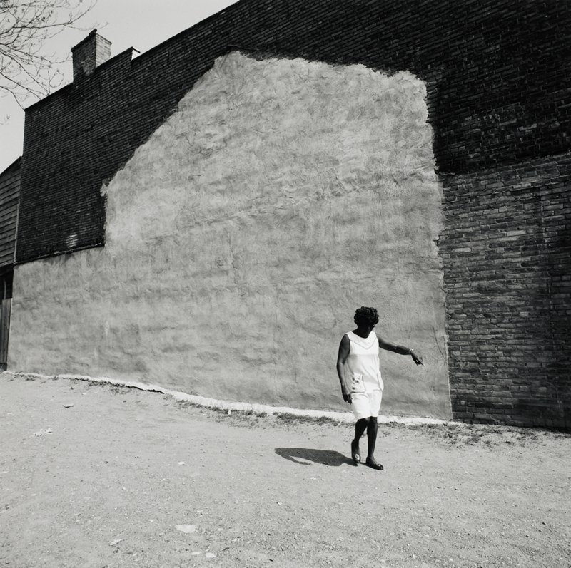 Woman Against Wall, Albany, Arthur Tress, 1970