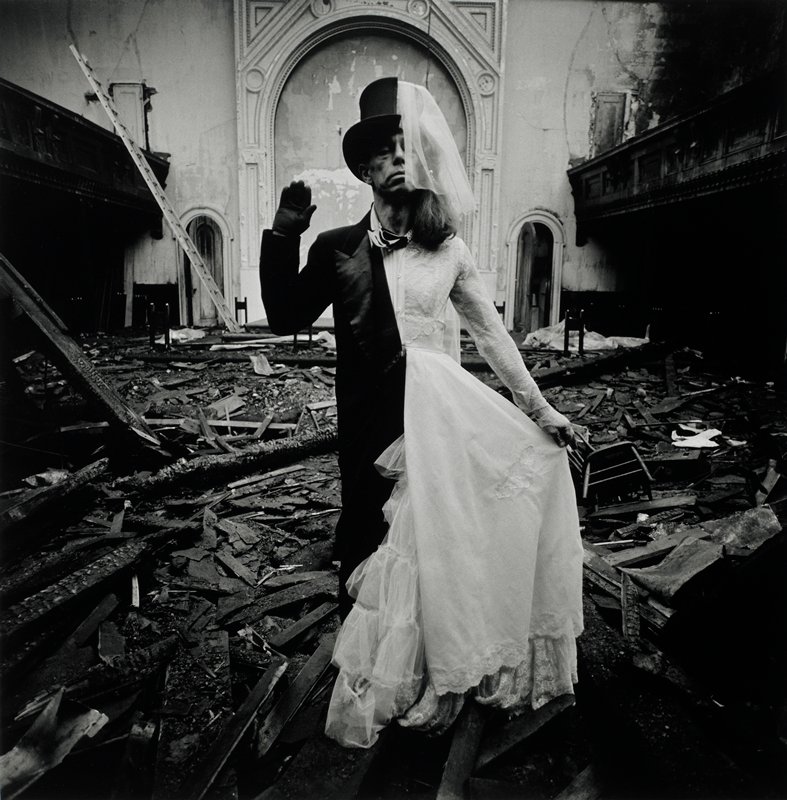 Bride and Groom, New York, Arthur Tress, 1971