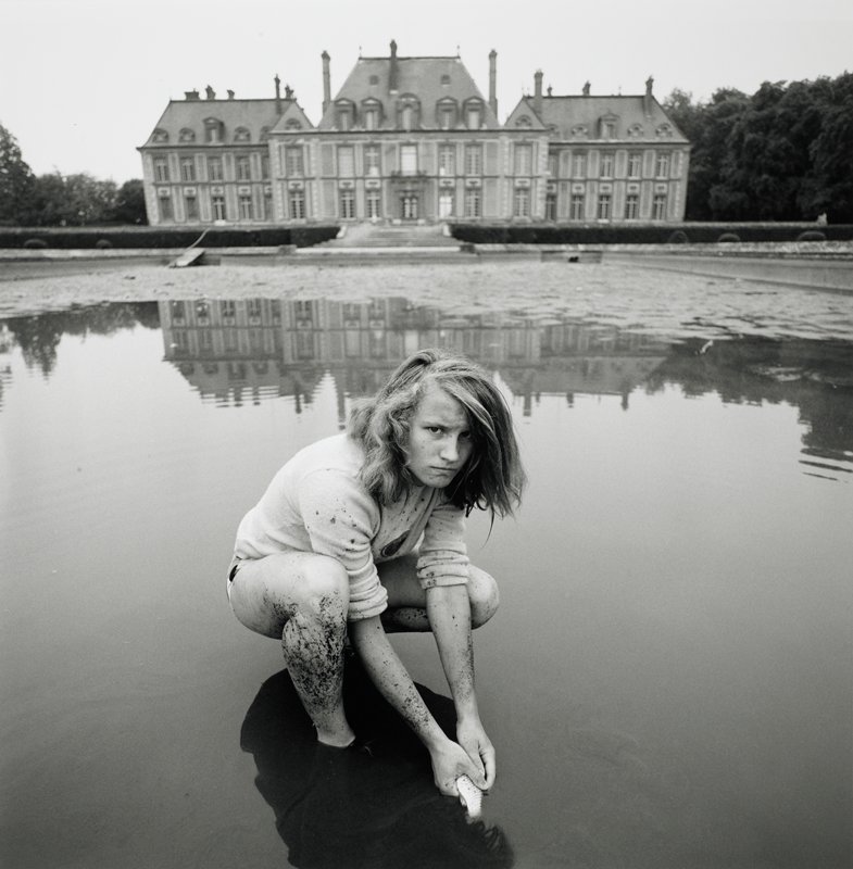 Girl with Goldfish, Choisel, France, Arthur Tress, 1971