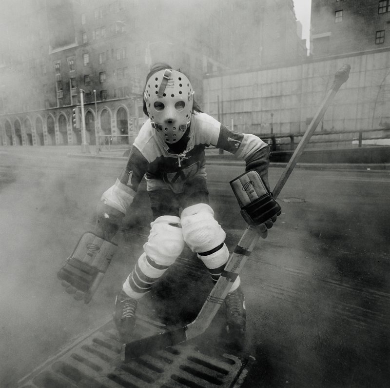 Hockey Play, N.Y., Arthur Tress, 1971