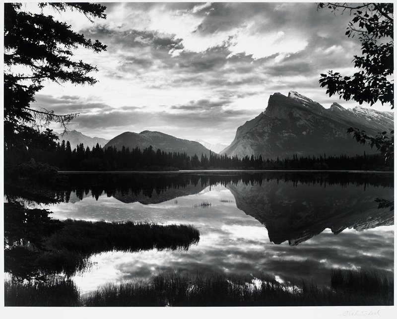 Dawn Over Mount Rundle and the Vermilion Lakes, Banff, Canada, Frederick B. Scheel, 1951