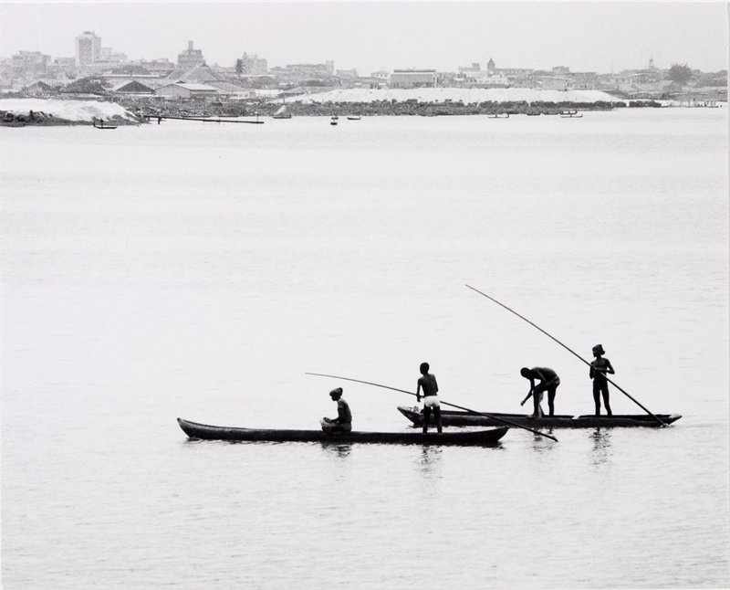 Fishermen in the Lagoon, Lagos, Nigeria, Frederick B. Scheel, 1973