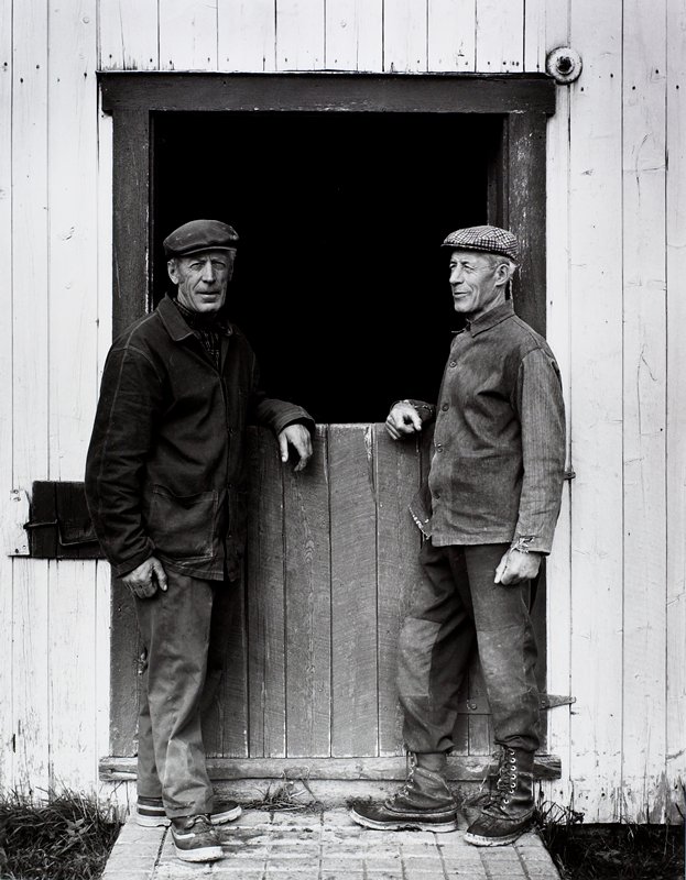 Joseph and Charles Gagon, Riviére-Quelle, Gaspé, Frederick B. Scheel, 1976