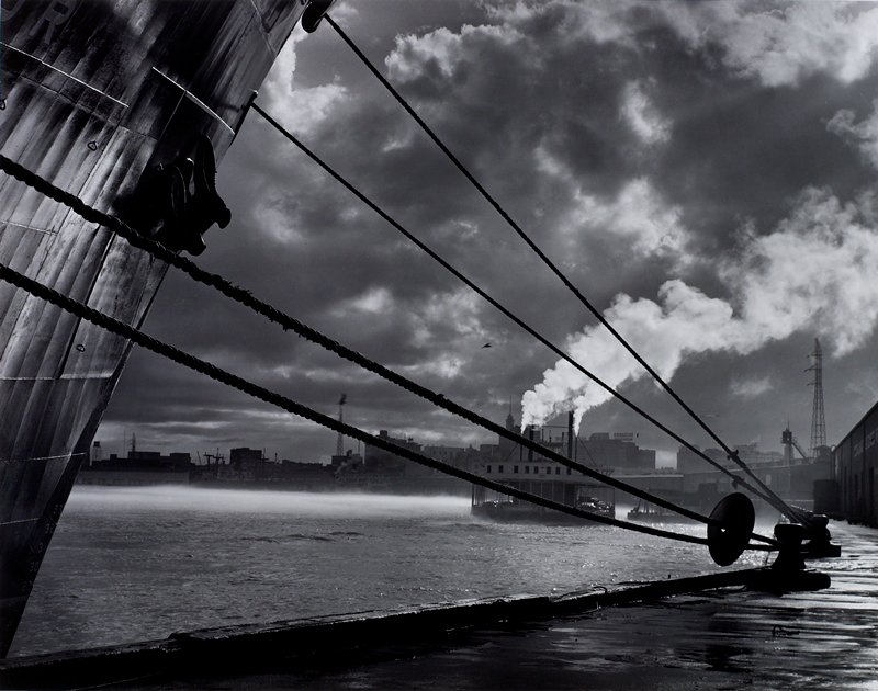 New Orleans Waterfront, Frederick B. Scheel, 1957
