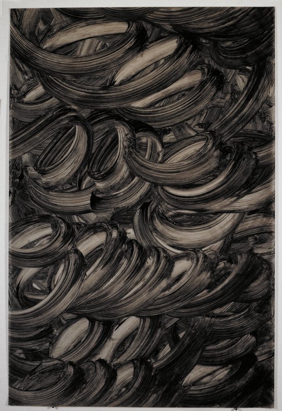 Untitled preparatory drawing for third panel of 'Tomb of Chance II', Сюсаку Аракава, 1979