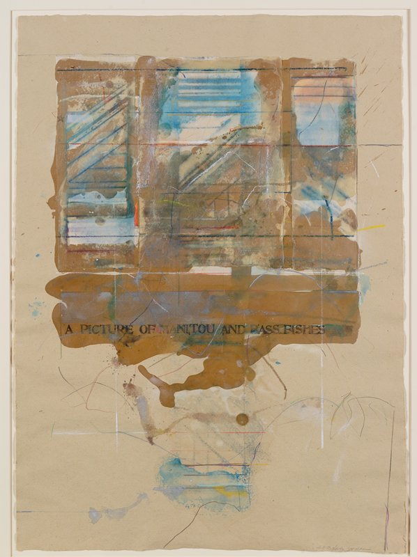 A Picture of Manitou and Bass Fishes, Steven Sorman, 1978