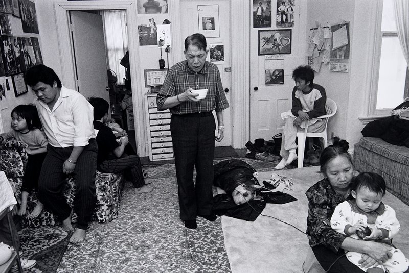 Hmong Shaman, Frogtown, Wing Young Huie, 1994