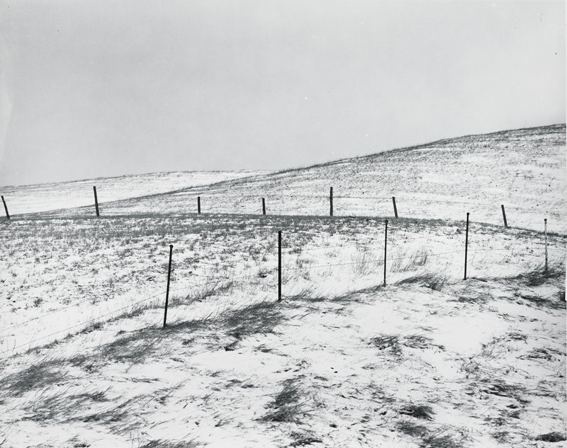 Untitled [field with snow], Robert Gene Wilcox, c. 1960s