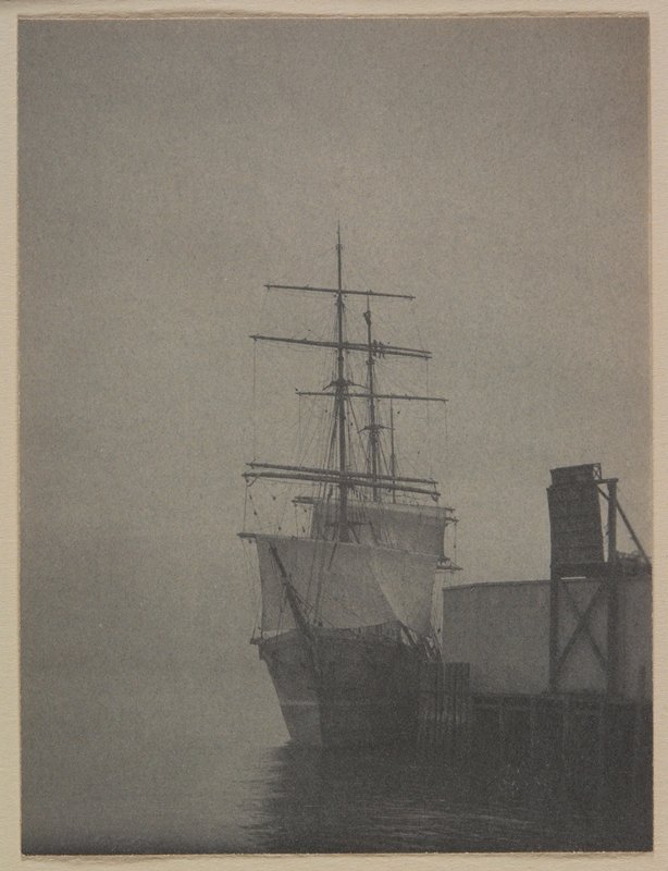 Untitled [ship at wharf], William J. Mullins, 1900