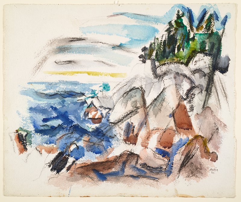 The Sea, Maine by John Marin