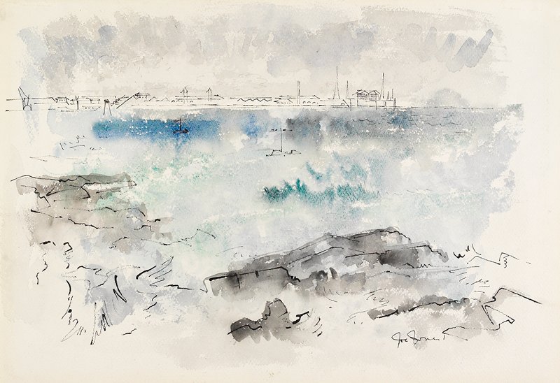 Dock Yard, Bermuda, Joe Jones, c. 1955