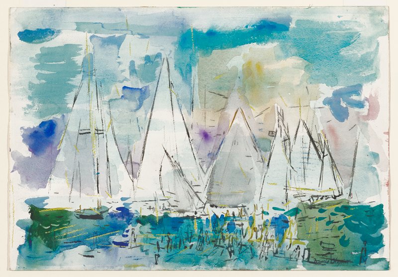 White Sails, Francis Chapin, 20th century