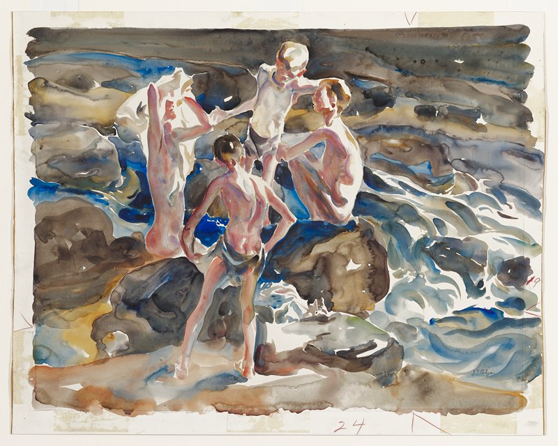 Bathers, John E. Costigan, c. 1955