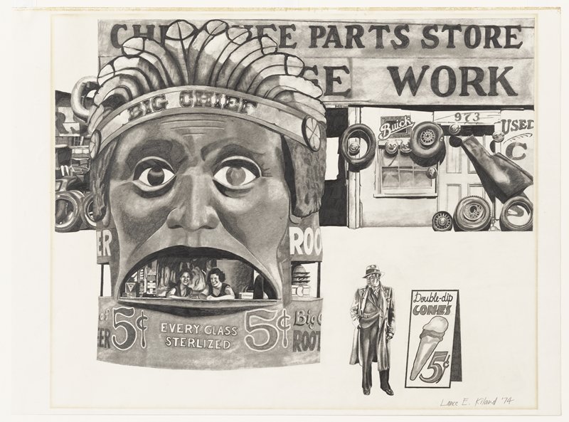 Untitled (Big Chief), Lance E. Kiland, 1974