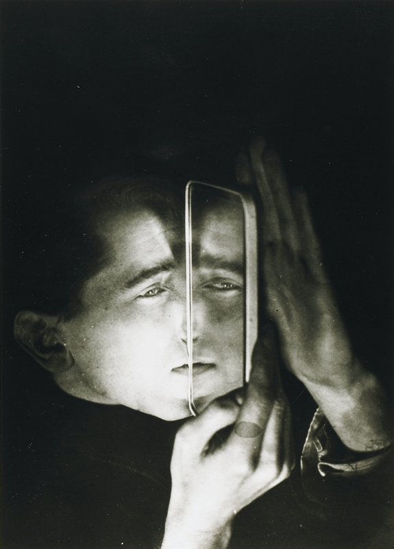 Albert Braun with Mirror, Lotte (Charlotte) Stam-Beese, c. 1928