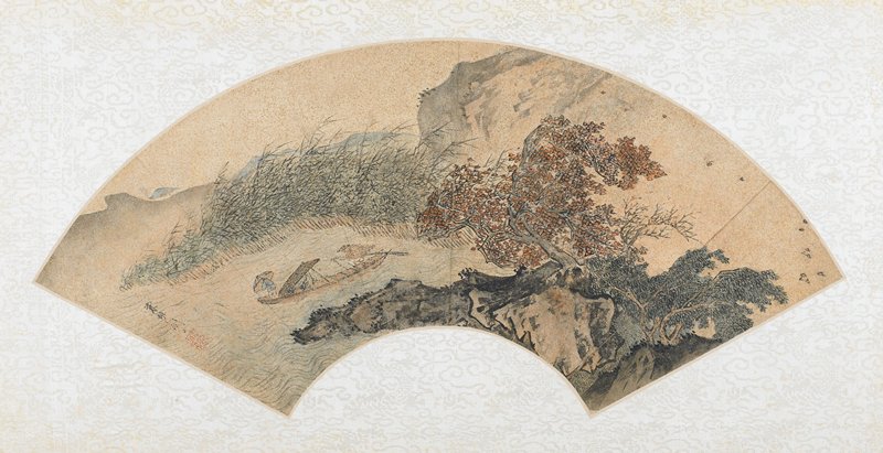 Stormy Landscape with Fishermen at Sea, Zhou Chen, c. 1450-1535