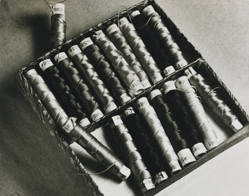 Sewing Silk, Ellen Auerbach, c. 1930 (printed 1984)