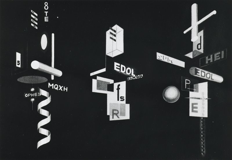 Study for Light Advertisement (Plastic Workshop), Franz Ehrlich, 1927–28