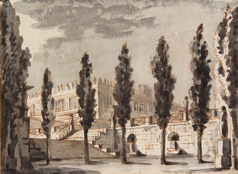 Stage Design: Set Proposal for a Ballet, Bernardino Galliari, c. 1790