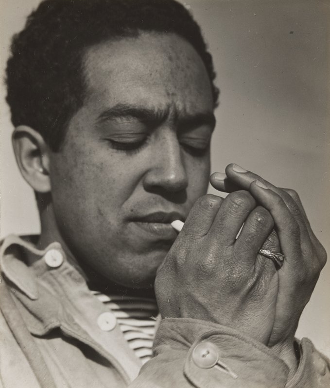 Langston Hughes, Carmel, California, Consuelo Kanaga, 1933