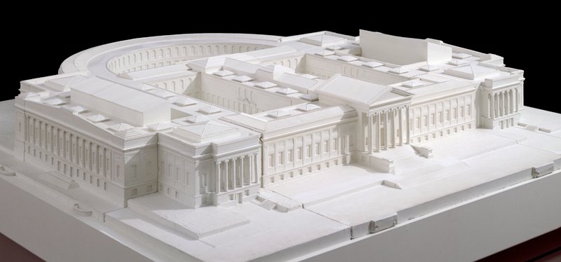 Model of original scheme for the Minneapolis Society of Fine Arts
