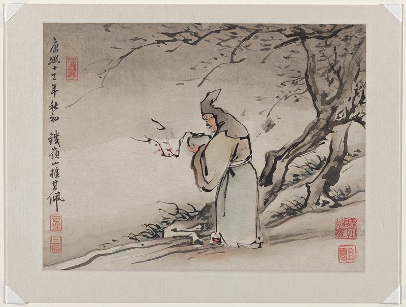 Finger Painting, from an album of ten, Gao Qipei, 1684