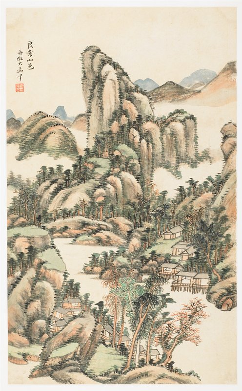 Mountain Color on Mount Liangchang, Jin Yongxi, 1723
