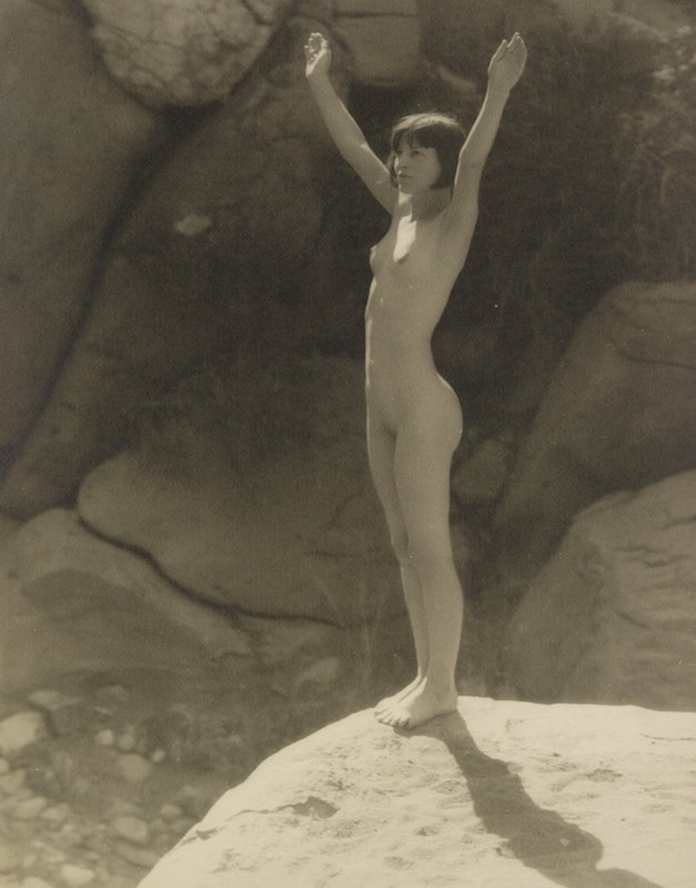 Untitled [standing nude with raised arms], Forman G. Hanna, 20th century