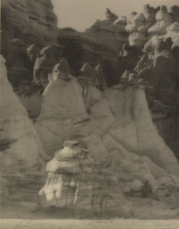 Untitled [striated rock walls], Forman G. Hanna, 20th century