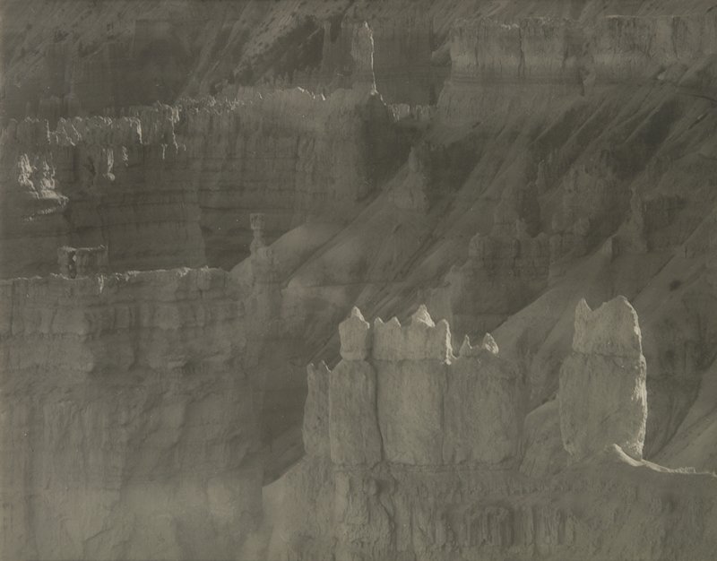 Untitled [pointed rock formations], Forman G. Hanna, 20th century