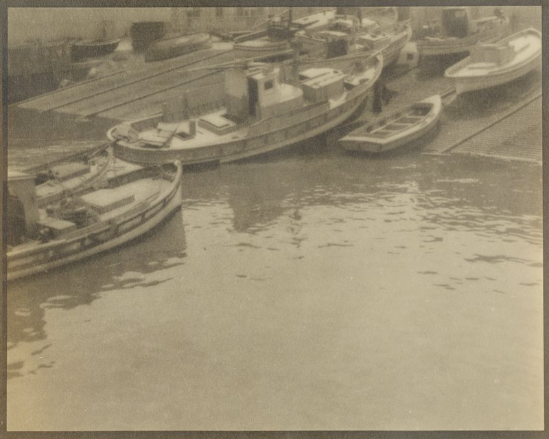 Sunday at the Wharf, Sigismund Blumann, 20th century
