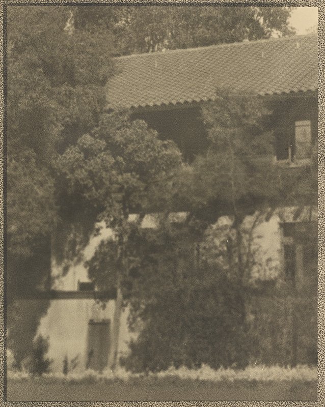 A Bit of the Faculty Club, University of California, Berkeley, Sigismund Blumann, c. 1927