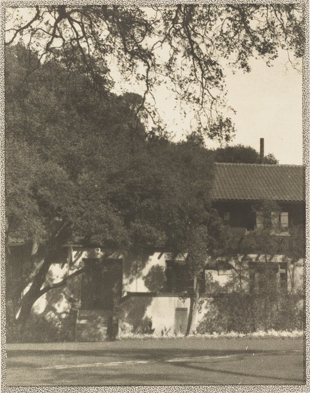 A Bit of the Faculty Club, University of California, Berkeley, Sigismund Blumann, 20th century