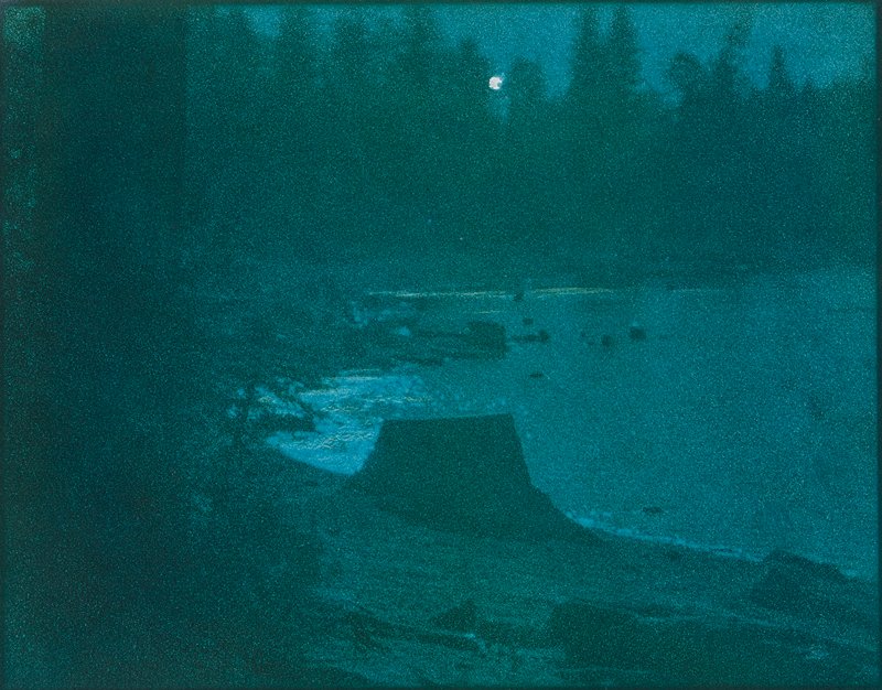 Untitled [tree stump in moonlight], Sigismund Blumann, 20th century