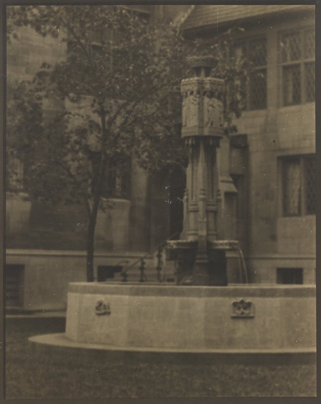 The Fountain on the Quad, University of California, Berkeley, Sigismund Blumann, 20th century