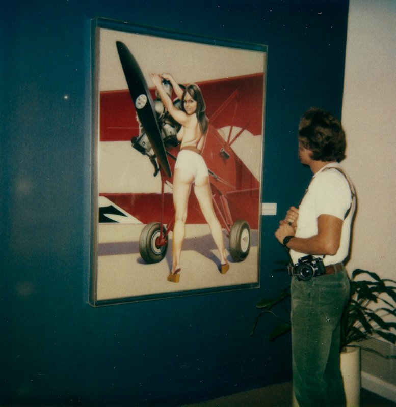 Big Ass by Mel Ramos, Oakland Museum, Bill Owens, c. 1981