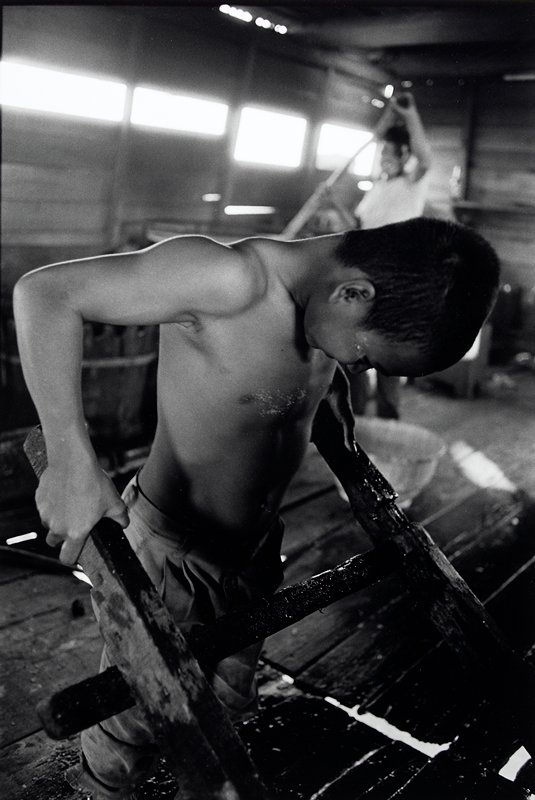 Fishing Platform Worker, Indonesia, David Parker, 1995