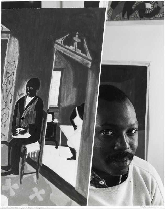 Jacob Lawrence, Brooklyn New York, Arnold Newman, 1959