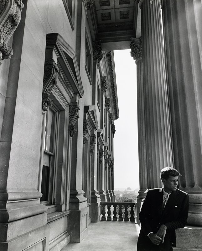 Senator John F. Kennedy, The Capitol, Washington DC, Arnold Newman, 1953