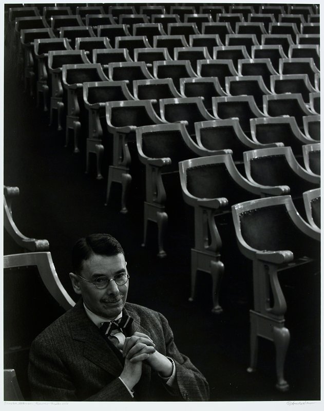 Brooks Atkinson, Morosco Theater by Arnold Newman