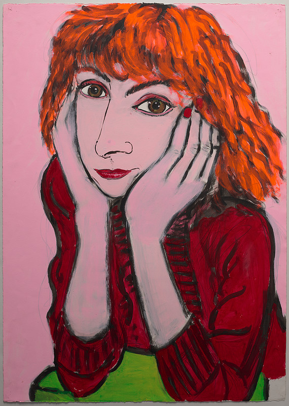 Portrait of Sandra B., Frank Gaard, 20th century