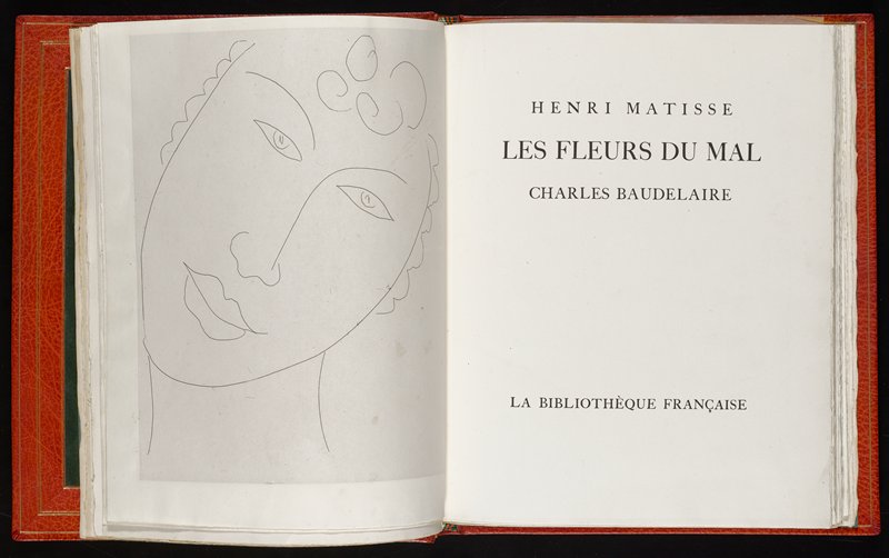 洋書　Henri Matisse: Les Fleurs du Mal Fleurs du mal, Henri Matisse; Author: Charles Baudelaire