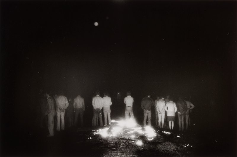 Internment Fire, Ballymurphy, Belfast, Gilles Peress, 1981