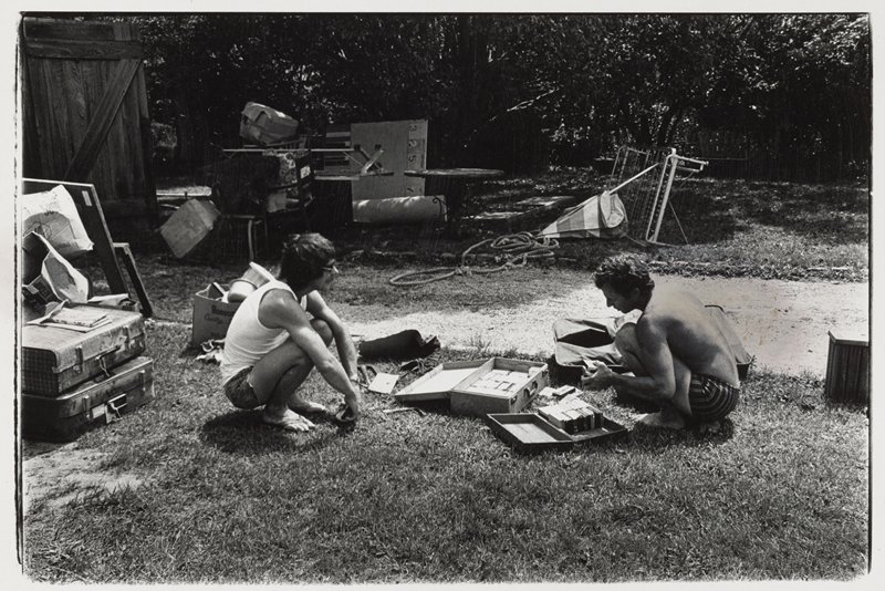 Steve Andersen and Peter Beard, Richard Avedon, 1976