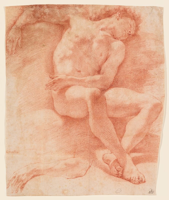 Seated Male Nude, or Italy, c. 1620–50