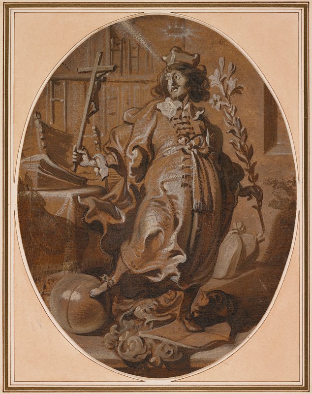 Standing Saint, Anthonis Sallaert, 17th century